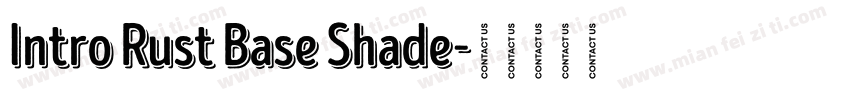 Intro Rust Base Shade字体转换